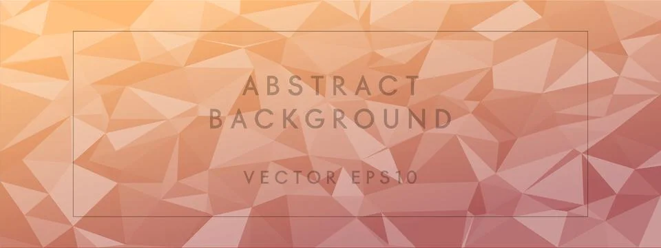 Low poly abstract modern background pastel colors chaotic triangles of variable Stock Illustration