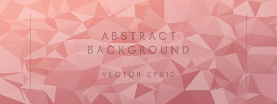 Low poly abstract modern background. pastel colors chaotic triangles of varia Stock Illustration