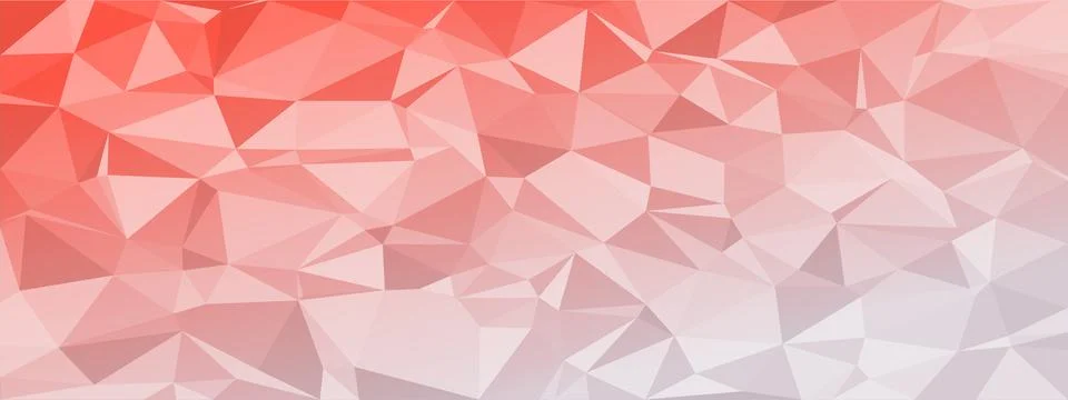 Low poly abstract modern background. bright colors chaotic triangles of varia Stock Illustration
