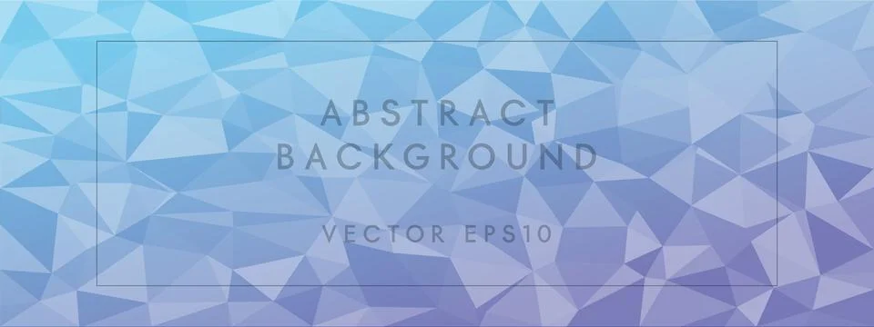 Low poly abstract modern background. pastel colors chaotic triangles of varia Stock Illustration