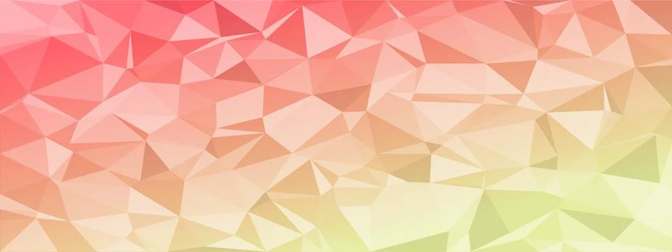 Low poly abstract modern background. bright colors chaotic triangles of varia Stock Illustration