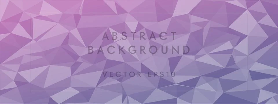 Low poly abstract modern background. pastel color chaotic triangles of variable Stock Illustration