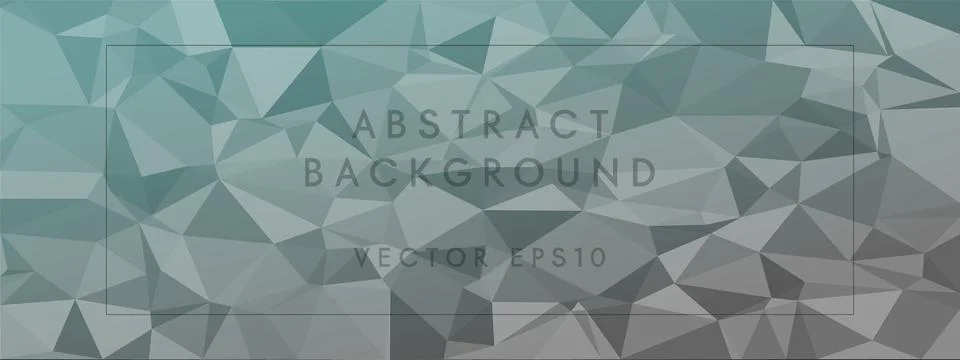 Low poly abstract modern background. pastel colors chaotic triangles of varia Stock Illustration