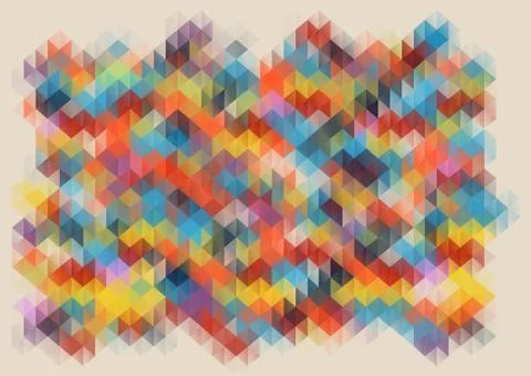 Low poly abstract mosaic. vector background Stock Illustration