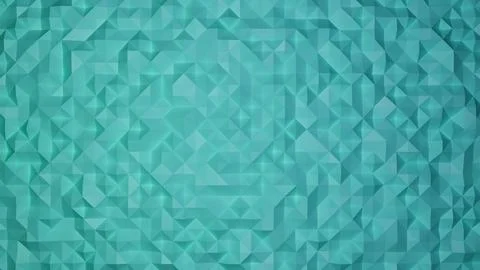Low Poly Aqua Background 3D illustration Illustrazione stock