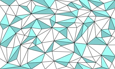 Low Poly Art Outlined Vector Graphic Background Stock Illustration