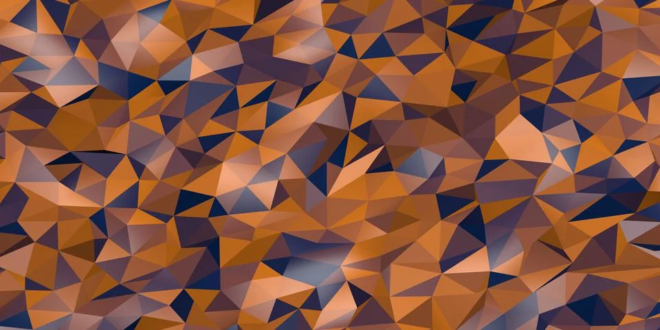 Low poly background abstract triangulated background. Horizontal dynamic patt Stock Illustration
