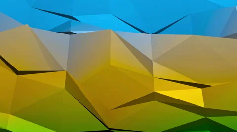 Low-Poly Background Stock Footage 49734544
