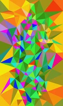 Low poly background Stock Illustration