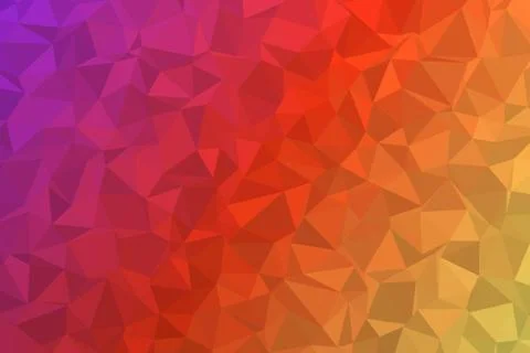 Low poly background texture rainbow 6000x4000 Stock Illustration