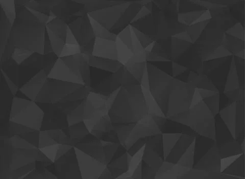 Low poly black background 스톡 일러스트