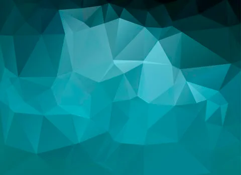 Low poly blue water background イラスト素材