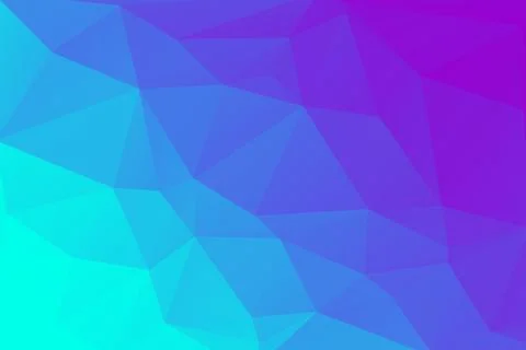Low Poly Blueish Color background made from Triangle Shapes Illustrazione stock