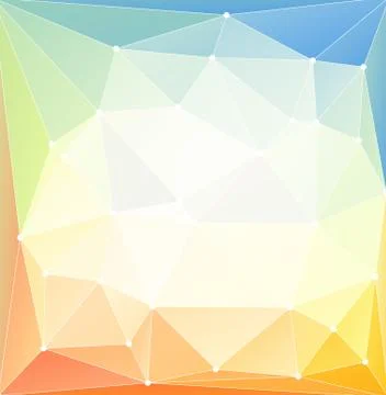 Low poly bright background. Vector illustration. Stock Illustration