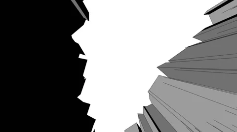 Low poly cartoon transition,Alpha Channel, loop 스톡 동영상 44323164