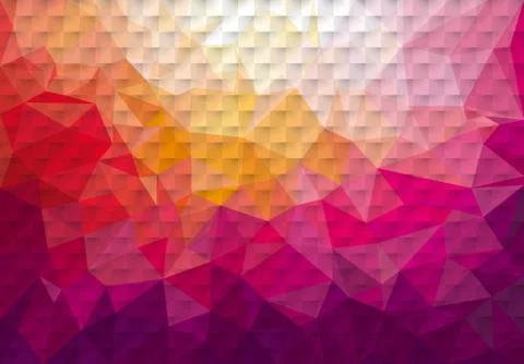 Low Poly Checkered Background Stock Illustration