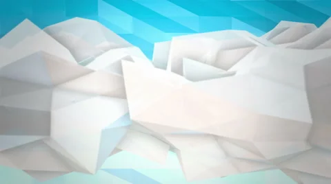 Low poly clouds and hearts and love text 스톡 동영상 45923390