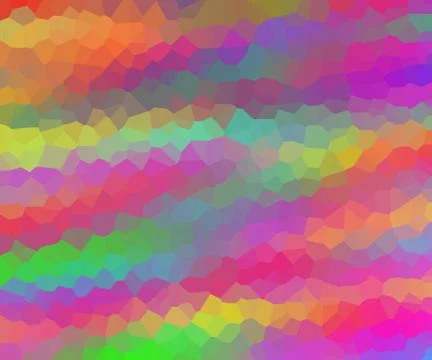 Low Poly Colors Illustrazione stock