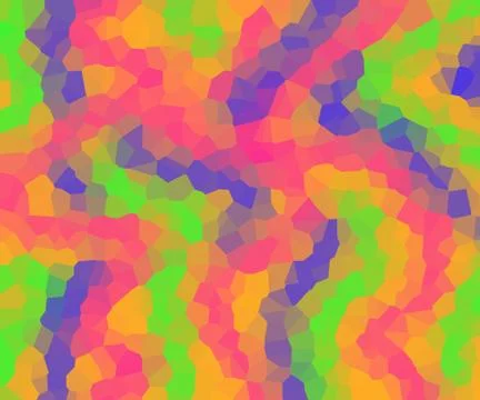 Low Poly Colors Stock Illustration