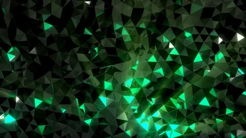 Low-Poly Crystal Background Stock Footage 90813475