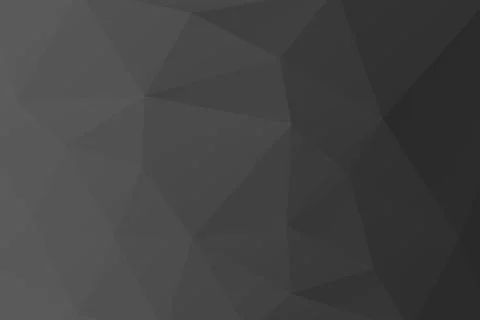 Low Poly Dark Grey Gradient background made from Triangle Shapes Illustrazione stock