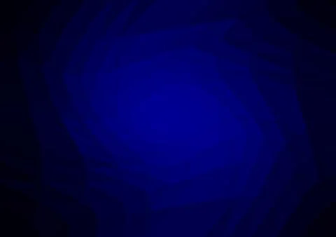 Low poly dark navy blue abstract background. Geometric triangulation with space Stock Illustration