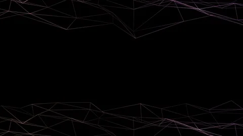 Low poly futuristic geometric background with moving lines and triangles 스톡 동영상 91571912