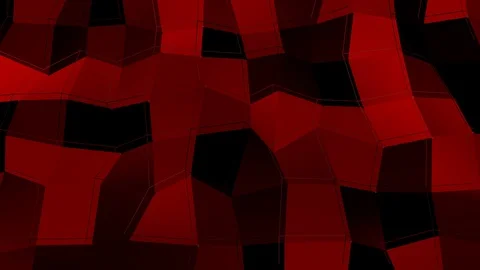 Low poly futuristic geometric background with moving lines and triangles 스톡 동영상 91572612
