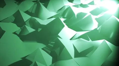 Low poly geometric abstract background in embossed triangular and polygon ... 写真素材