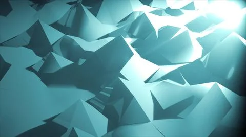 Low poly geometric abstract background in embossed triangular and polygon ... Stock Photos