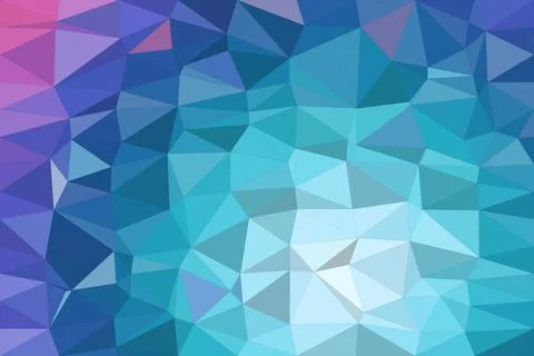 Low-poly geometric abstract pattern in a blue and purple gradient creates a.. 스톡 일러스트