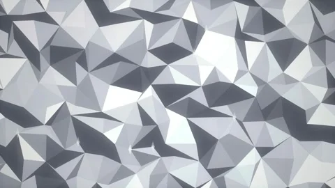 Low poly geometric triangular pattern seamless loop motion background Stock Footage 344799296