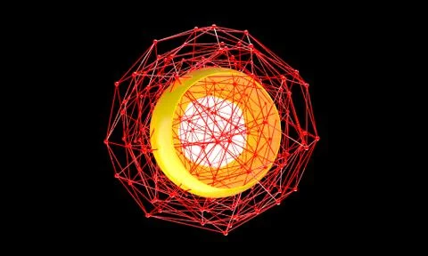 Low Poly Geometry Background. Abstract Polygonal Geometric Shape. Stock Illustration