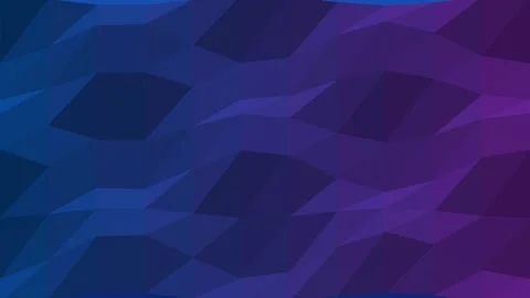 Low Poly Gradient Hills Abstract Background, Polygon Loop 4K 库存影片 338001890