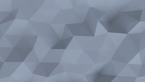 Low poly gray surface with plaster texture seamless loop 3D render animation Stock Footage 109479293