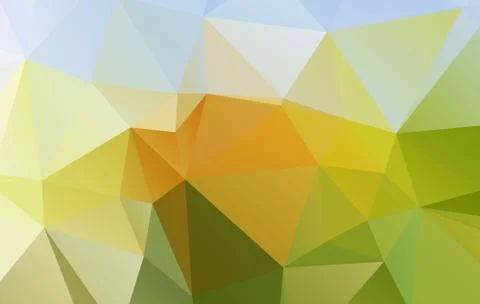 Low poly green abstract background Stock Illustration