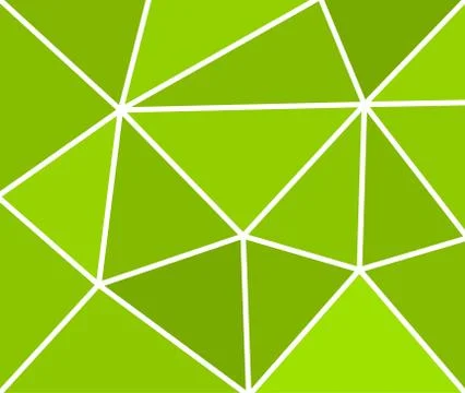 Low poly green background. Vector illustration Stock Illustration