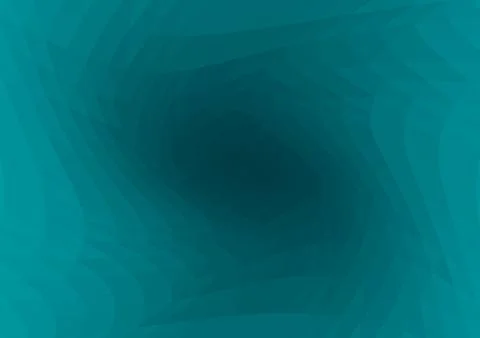 Low poly green blue abstract background in the form of spiraling polygons Stock Illustration