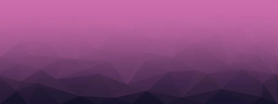 Low Poly horizontal seamless background, gradient to the fade Stock Illustration
