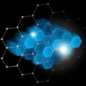 Low poly infographic template Stock Illustration