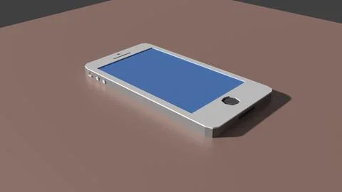 Low Poly iPhone 3D Model