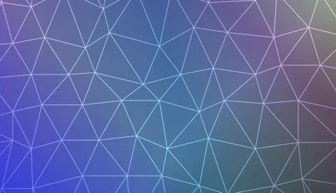 Low poly layout. For your idea, presentation, smart design Vector illustratio Stock Illustration