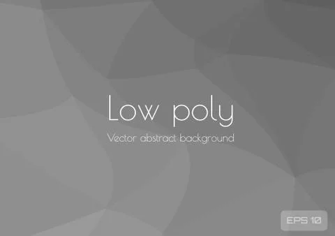 Low poly light gray abstract background. Geometric triangulation consisting of Stock Illustration
