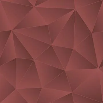 Low Poly Marsala Color Background. Stock Illustration