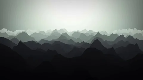 Low poly mountains Stock Footage 101721390
