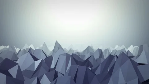 Low poly mountains Stock Footage 101721404