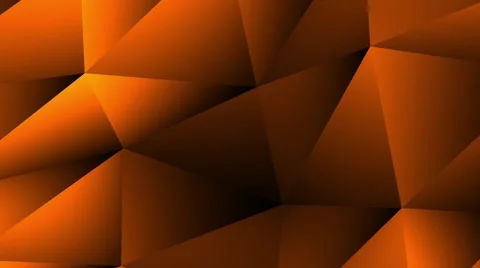 Low Poly Orange Motion Background Vidéo 45301101