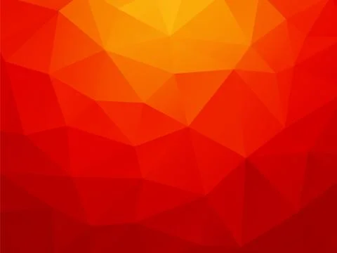 Low poly orange red background Stock-Illustration