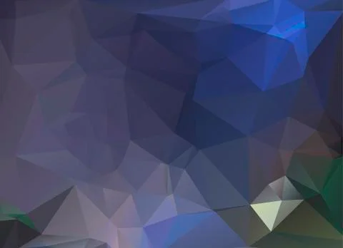 Low poly passage waterfall and mountains background イラスト素材