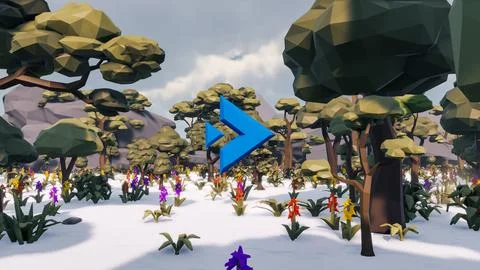 Low poly planet Earth white landscape background sustainable development Ec.. Illustrazione stock